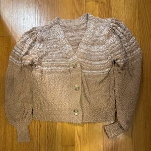 J.Crew Reversible Space-Dyed Cardigan Sweater